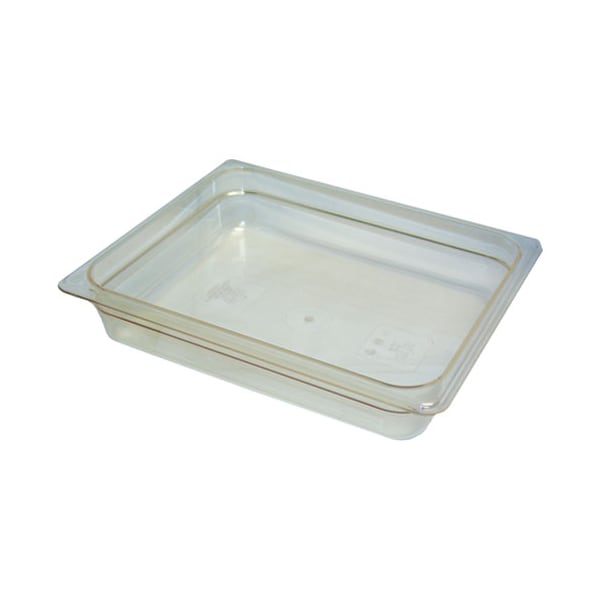 1/2 Sz 2.5" Food Pan Amber High Heat